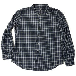 John Varvatos Luxe Long Sleeve Button Down Long Sleeve Shirt Mens Size 2XL Black